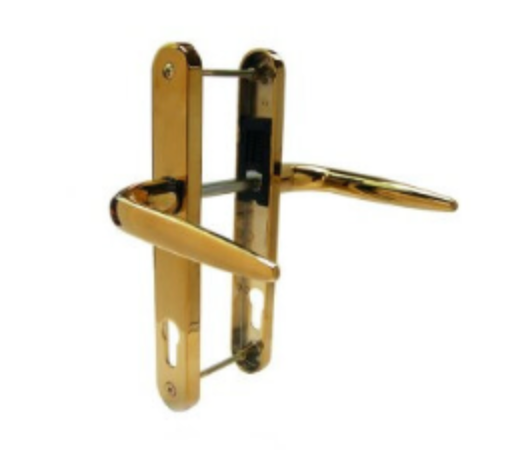 Brass Long Backplate Lever Lever Door Handle