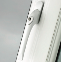 Pro Linea Universal PVC window handle White 30mm long Spindle
