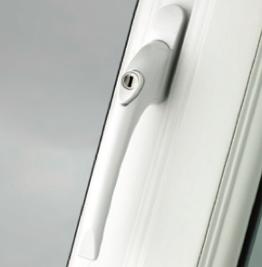 compare product Pro Linea Universal PVC window handle White 30mm long Spindle