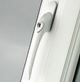 Pro Linea Universal PVC window handle White 30mm long Spindle