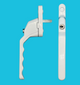 Munster Joinery White  Homewise Left Hand Locking Window Handle