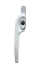 Custodian Munster joinery Left Hand locking window handle White