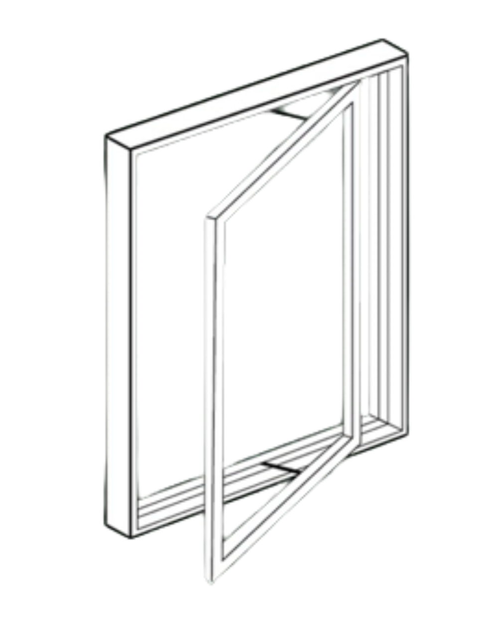 Rationel Side Hung window hinge kit