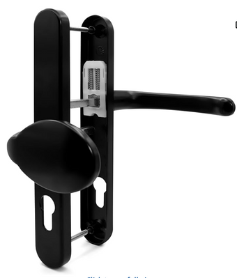 compare product Black lever pad Door Handle