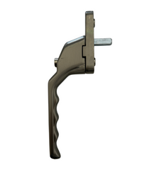 Munster Joinery Homewise left hand Brushed Chrome locking Window Handle