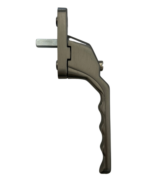 Munster Joinery Homewise Right hand Brushed Chrome non locking Window Handle