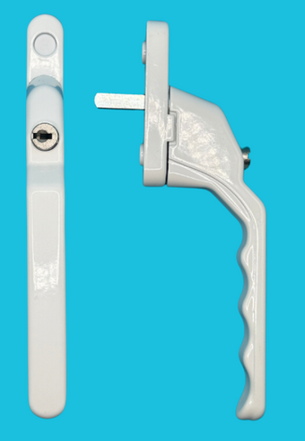 compare product Munster Joinery White  Homewise Right Hand Locking Window Handle
