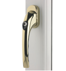 TBT Tilt and turn window handle Gold