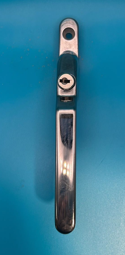 Munster Joinery Homewise Left hand Polished Chrome locking Window Handle